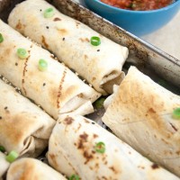 Sesame-Pistachio Cauliflower Burritos with Simple Salsa